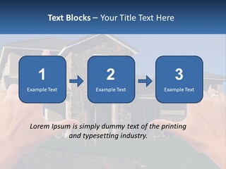 Relocation Symbolic House PowerPoint Template