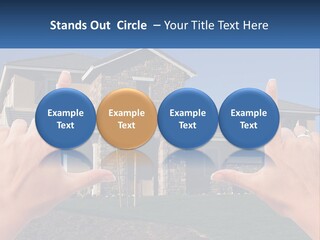 Relocation Symbolic House PowerPoint Template