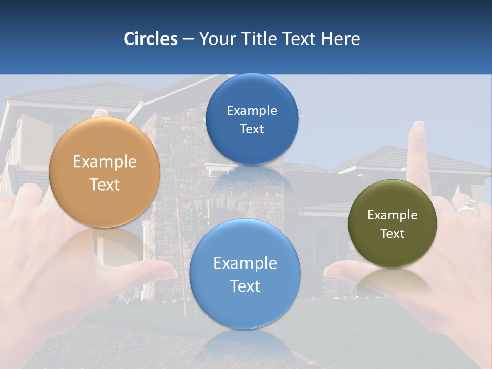 Relocation Symbolic House PowerPoint Template