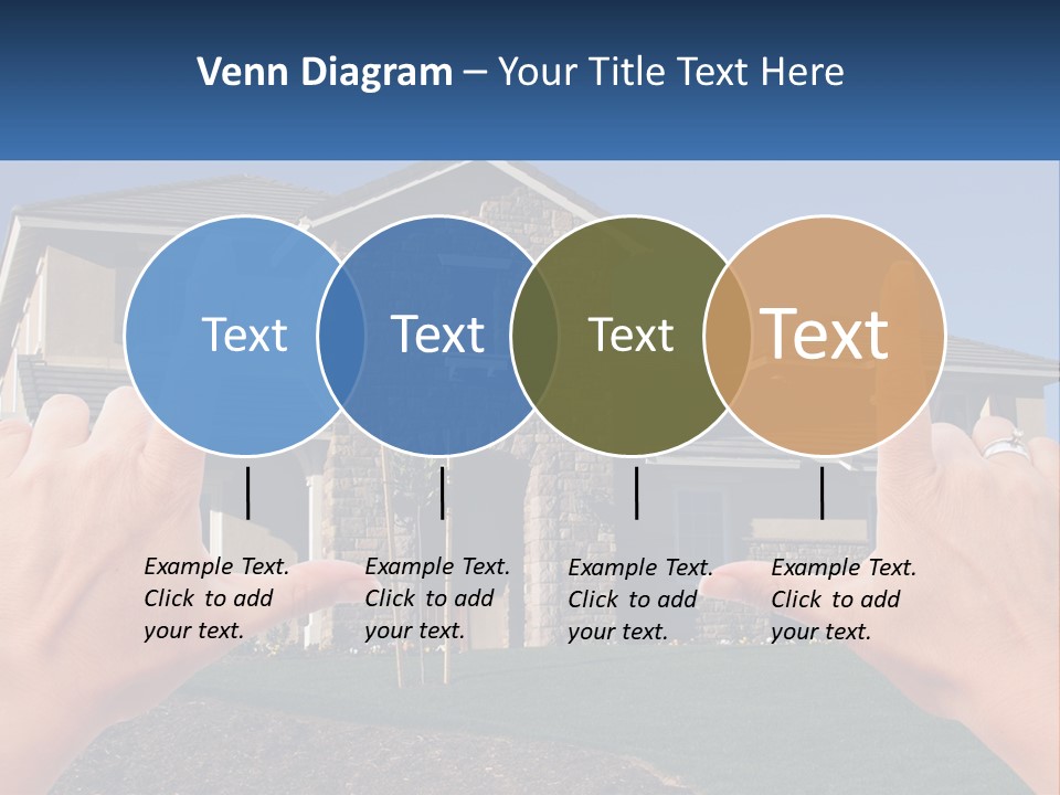 Relocation Symbolic House PowerPoint Template