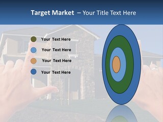 Relocation Symbolic House PowerPoint Template