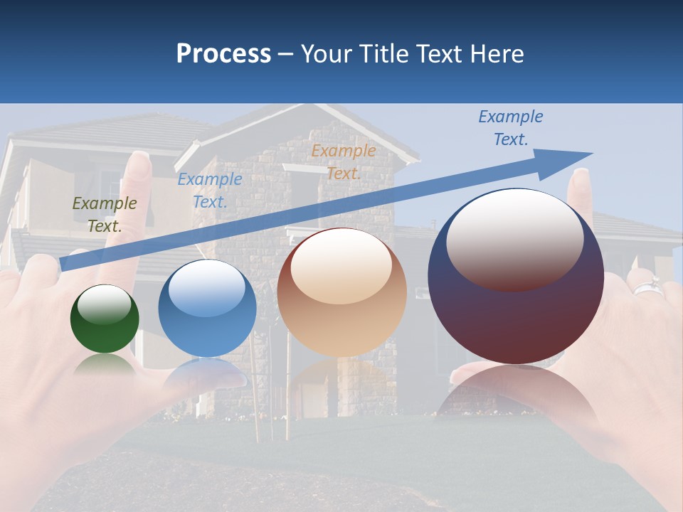 Relocation Symbolic House PowerPoint Template
