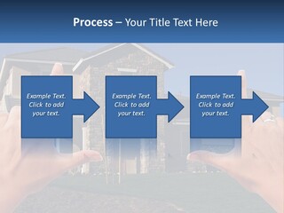 Relocation Symbolic House PowerPoint Template