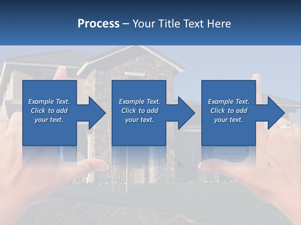 Relocation Symbolic House PowerPoint Template