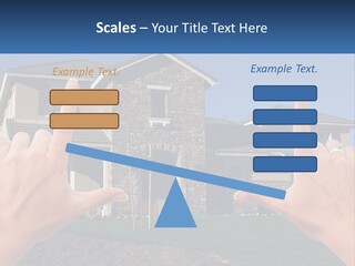 Relocation Symbolic House PowerPoint Template