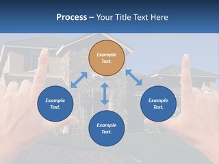 Relocation Symbolic House PowerPoint Template