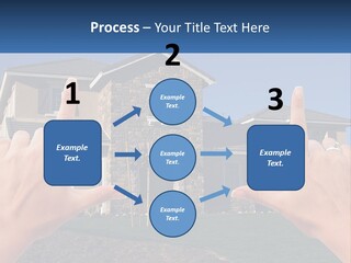 Relocation Symbolic House PowerPoint Template