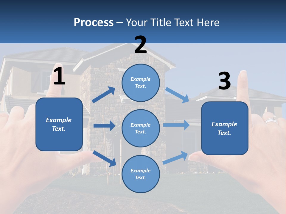Relocation Symbolic House PowerPoint Template