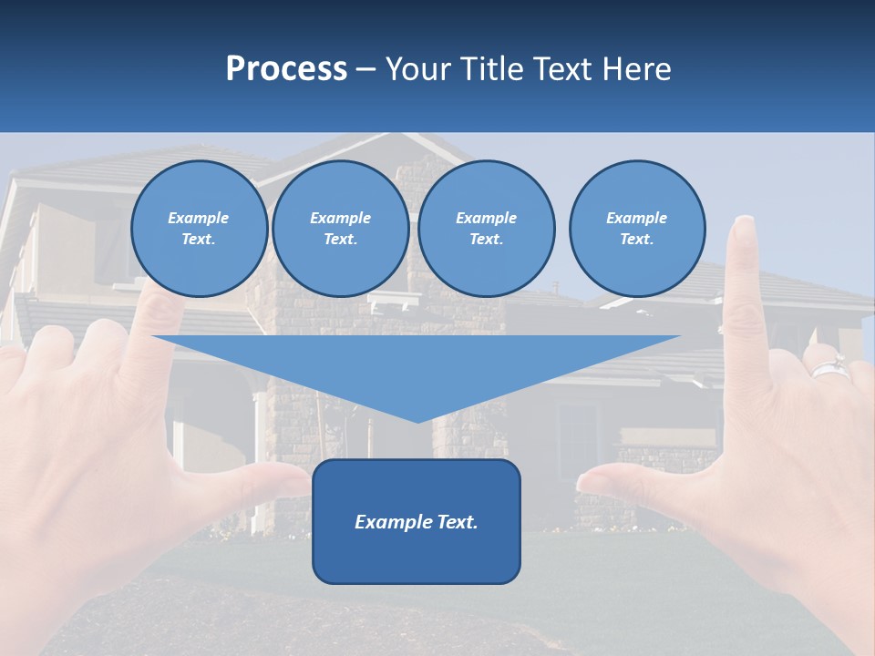 Relocation Symbolic House PowerPoint Template