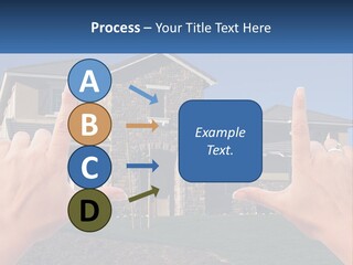 Relocation Symbolic House PowerPoint Template