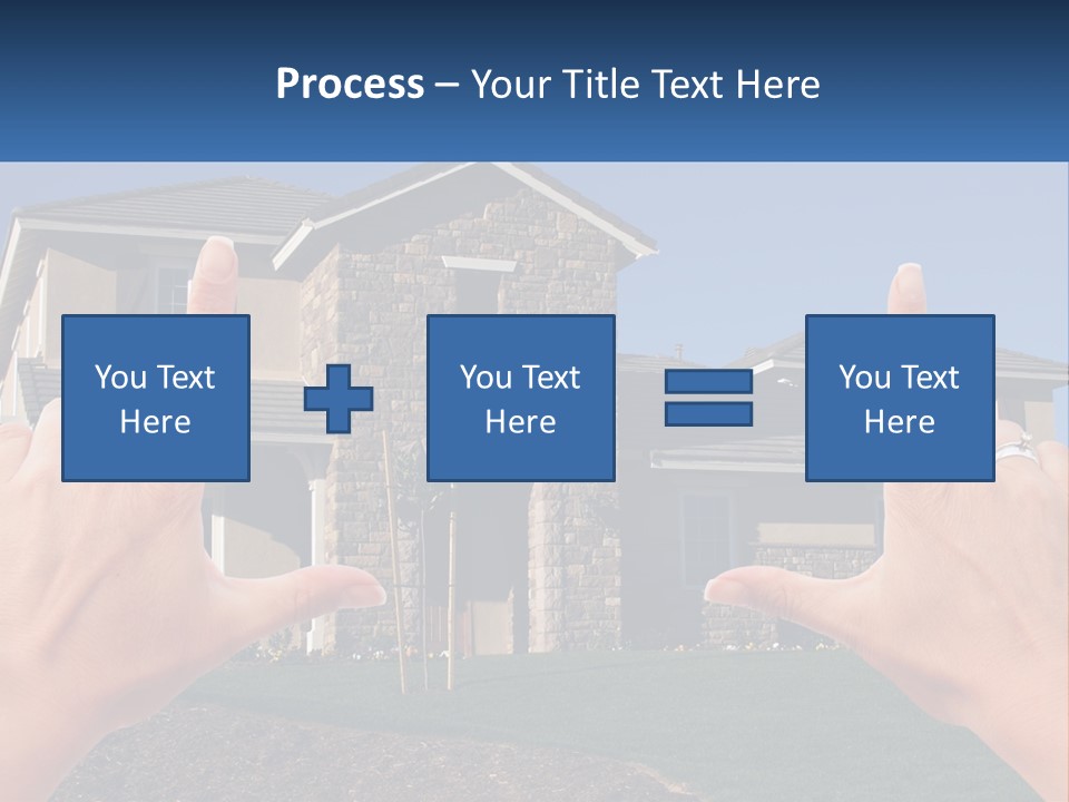 Relocation Symbolic House PowerPoint Template