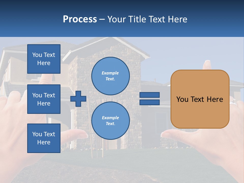 Relocation Symbolic House PowerPoint Template