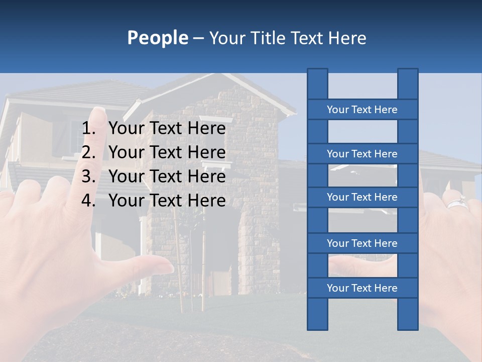 Relocation Symbolic House PowerPoint Template