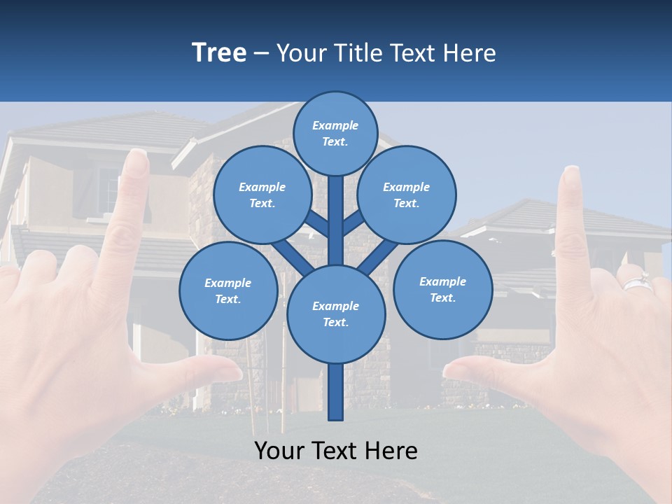Relocation Symbolic House PowerPoint Template