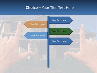 Relocation Symbolic House PowerPoint Template