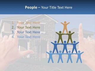 Relocation Symbolic House PowerPoint Template