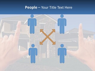 Relocation Symbolic House PowerPoint Template