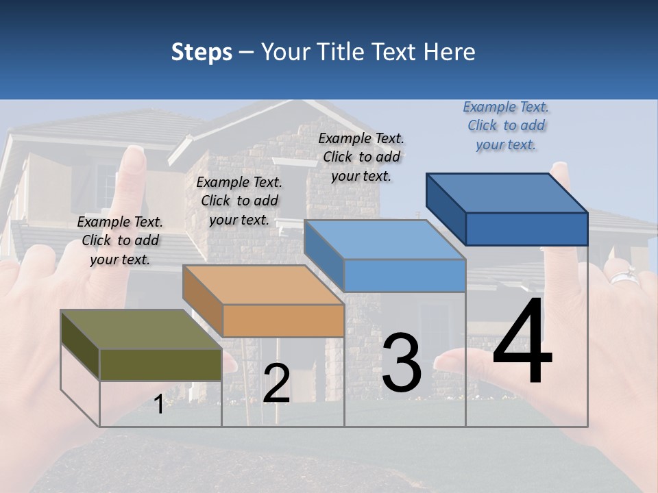 Relocation Symbolic House PowerPoint Template