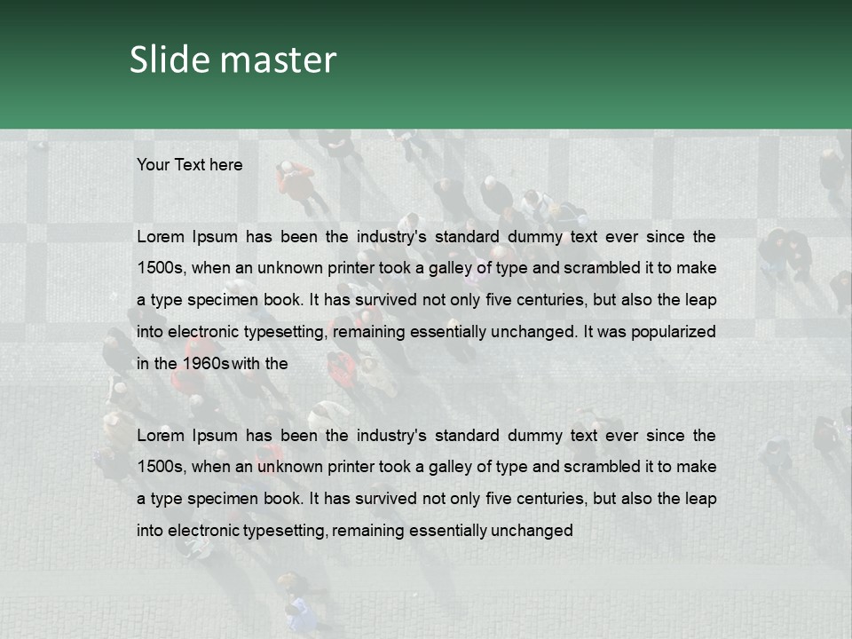 Journey Many Tourist PowerPoint Template