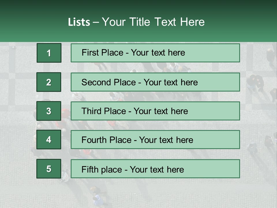 Journey Many Tourist PowerPoint Template
