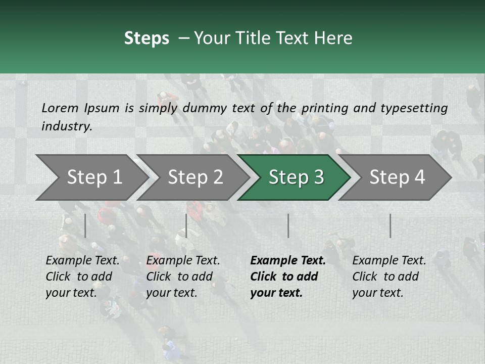 Journey Many Tourist PowerPoint Template