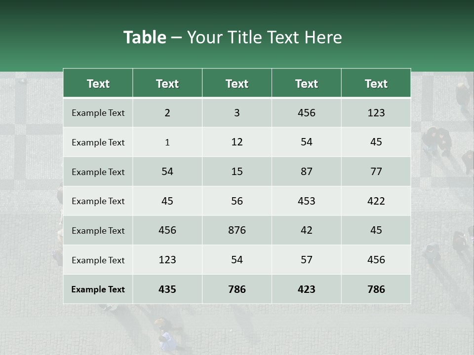 Journey Many Tourist PowerPoint Template