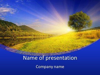 Lake Weather Natural PowerPoint Template