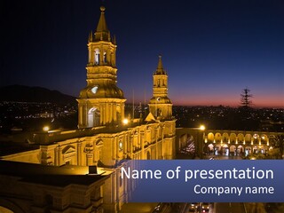Trip Inca Colonial PowerPoint Template