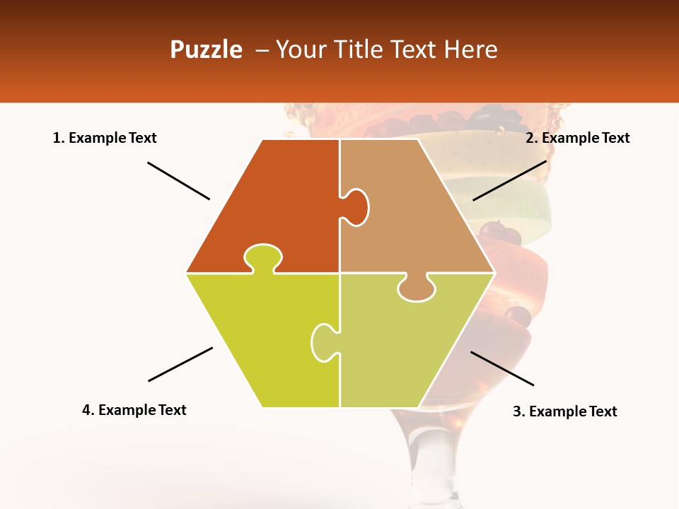 Vitamin Stirring Green PowerPoint Template