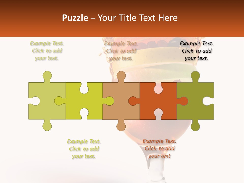 Vitamin Stirring Green PowerPoint Template