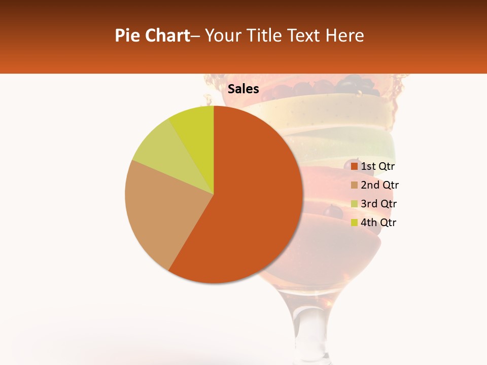 Vitamin Stirring Green PowerPoint Template
