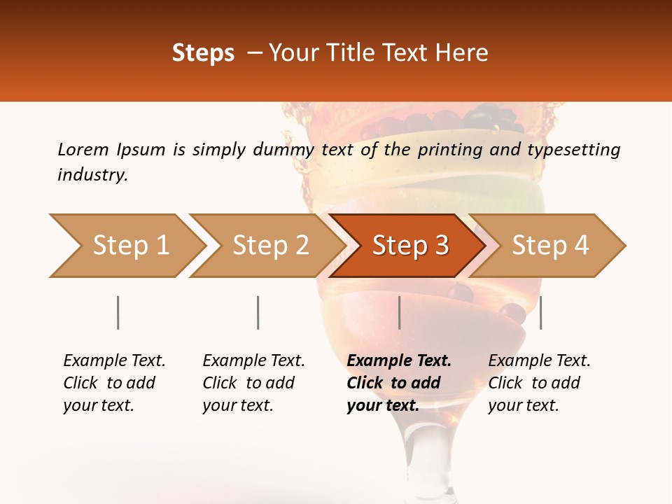 Vitamin Stirring Green PowerPoint Template