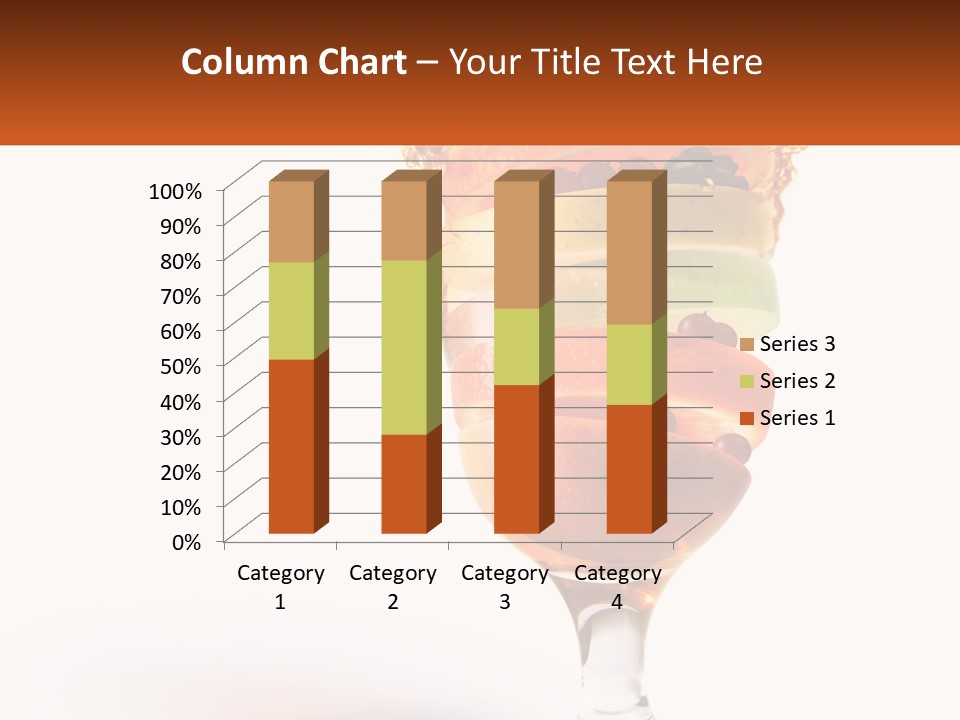 Vitamin Stirring Green PowerPoint Template