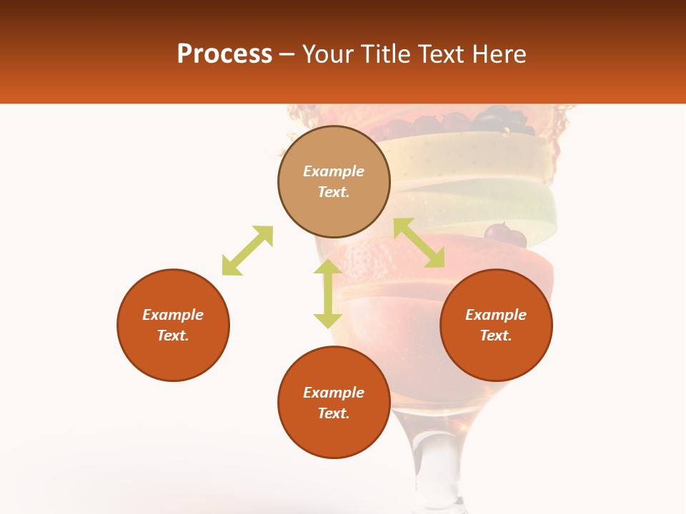 Vitamin Stirring Green PowerPoint Template