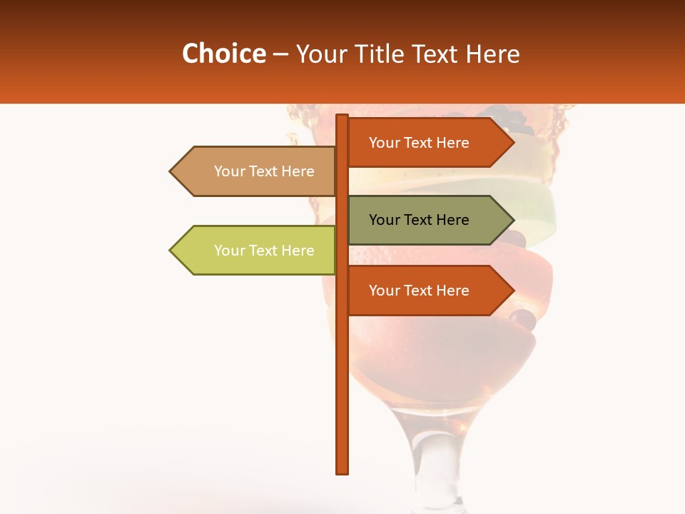 Vitamin Stirring Green PowerPoint Template