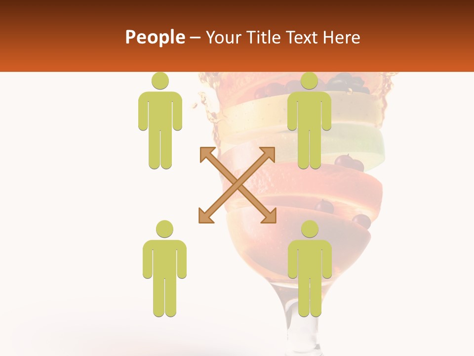 Vitamin Stirring Green PowerPoint Template