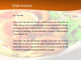 Meat Gourmet Appetizer PowerPoint Template