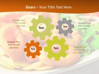 Meat Gourmet Appetizer PowerPoint Template