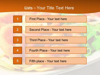 Meat Gourmet Appetizer PowerPoint Template