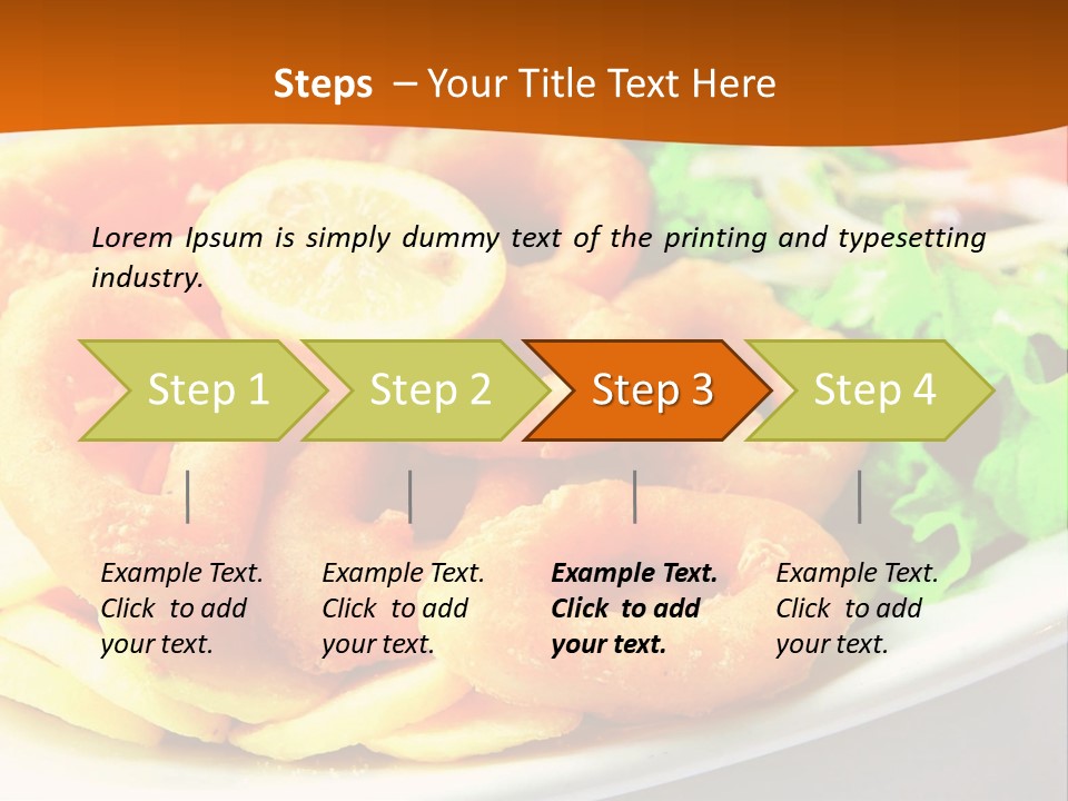 Meat Gourmet Appetizer PowerPoint Template