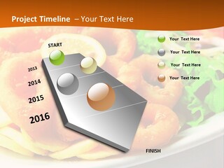 Meat Gourmet Appetizer PowerPoint Template