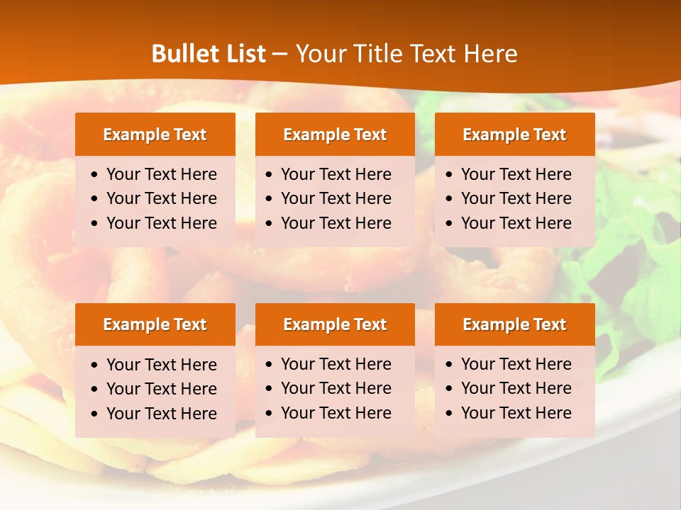 Meat Gourmet Appetizer PowerPoint Template