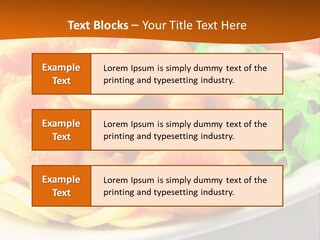 Meat Gourmet Appetizer PowerPoint Template