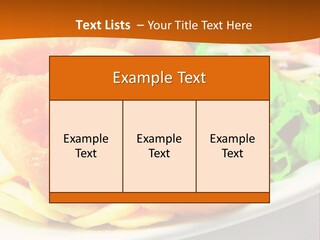 Meat Gourmet Appetizer PowerPoint Template