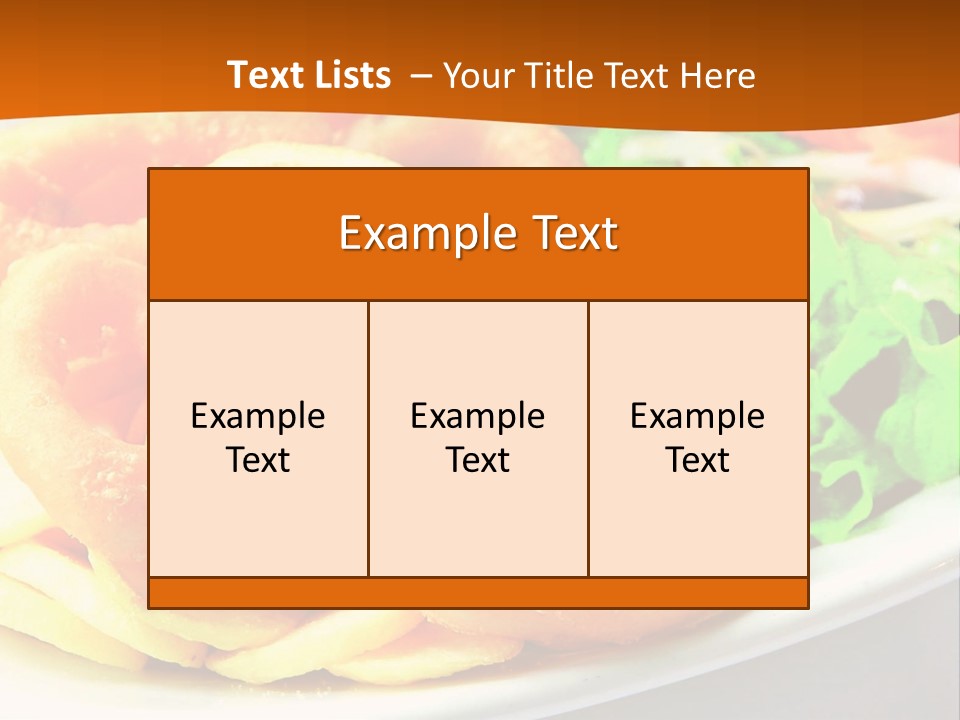 Meat Gourmet Appetizer PowerPoint Template