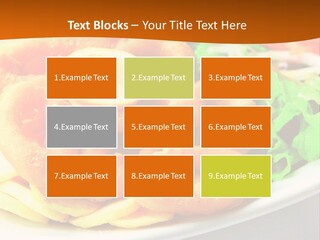 Meat Gourmet Appetizer PowerPoint Template