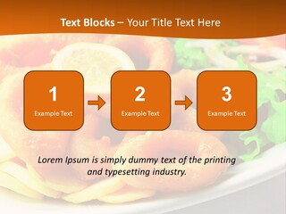 Meat Gourmet Appetizer PowerPoint Template