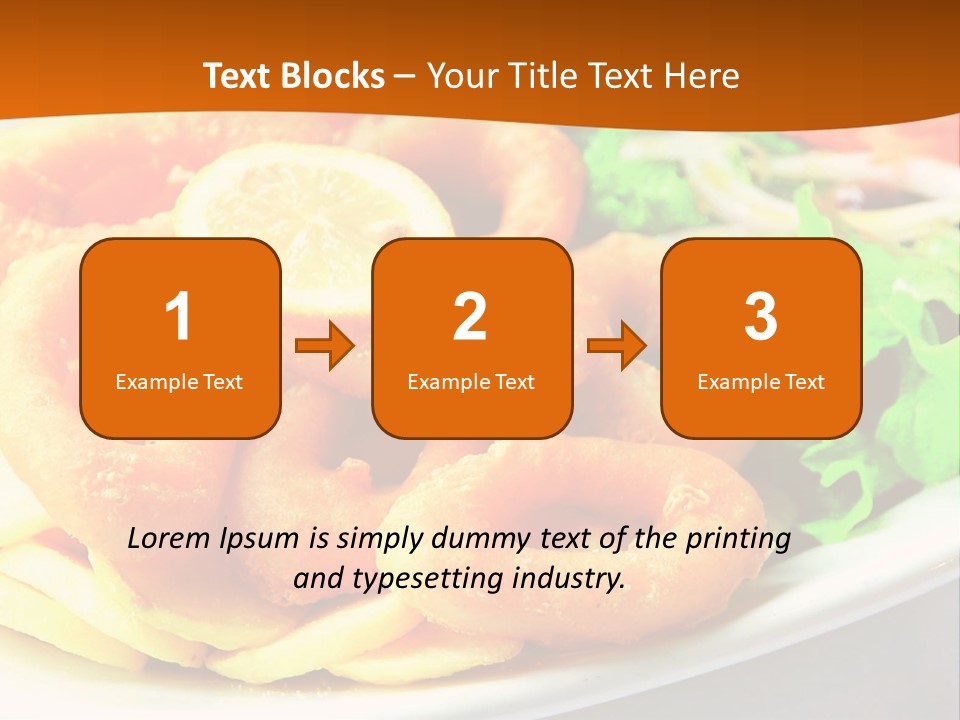 Meat Gourmet Appetizer PowerPoint Template