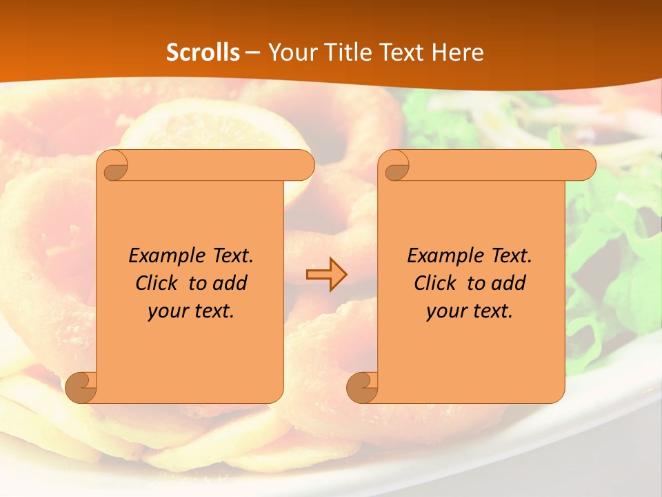 Meat Gourmet Appetizer PowerPoint Template