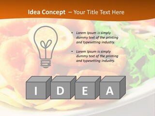 Meat Gourmet Appetizer PowerPoint Template